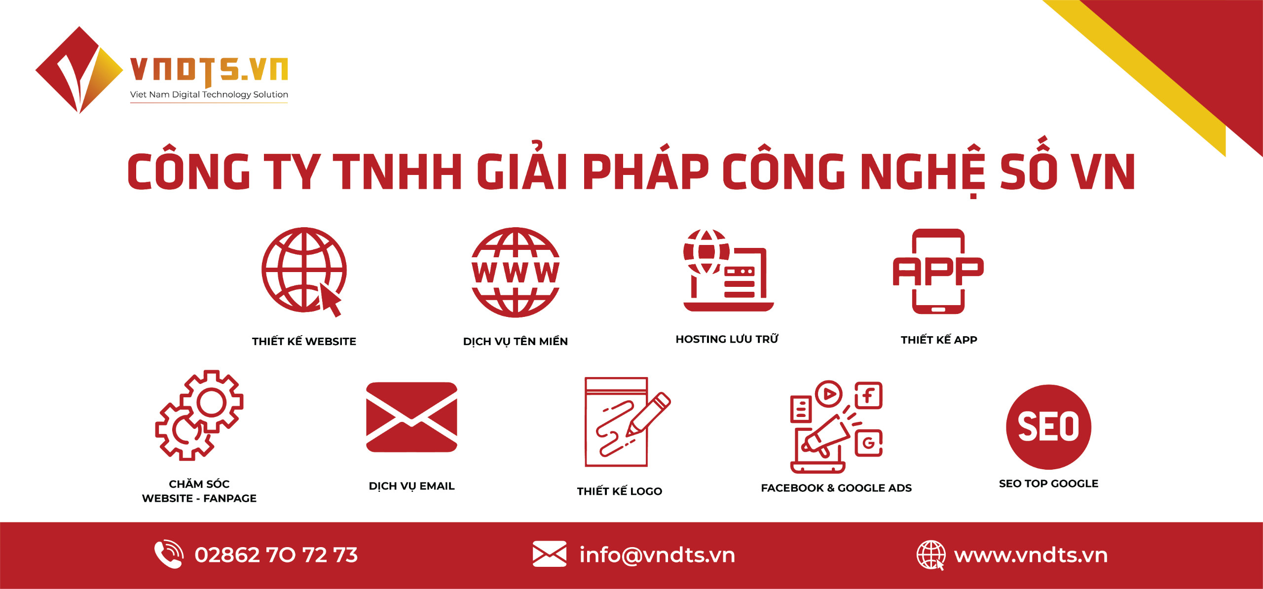 Cover image for Công Ty TNHH Giải Pháp Công Nghệ Số VN - VNDTS