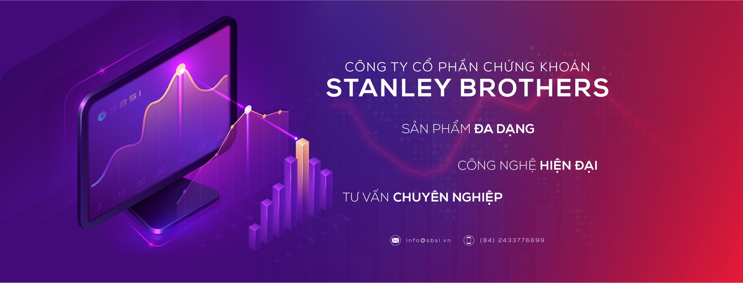 Cover image for Chứng khoán Stanley Brothers - SBSI