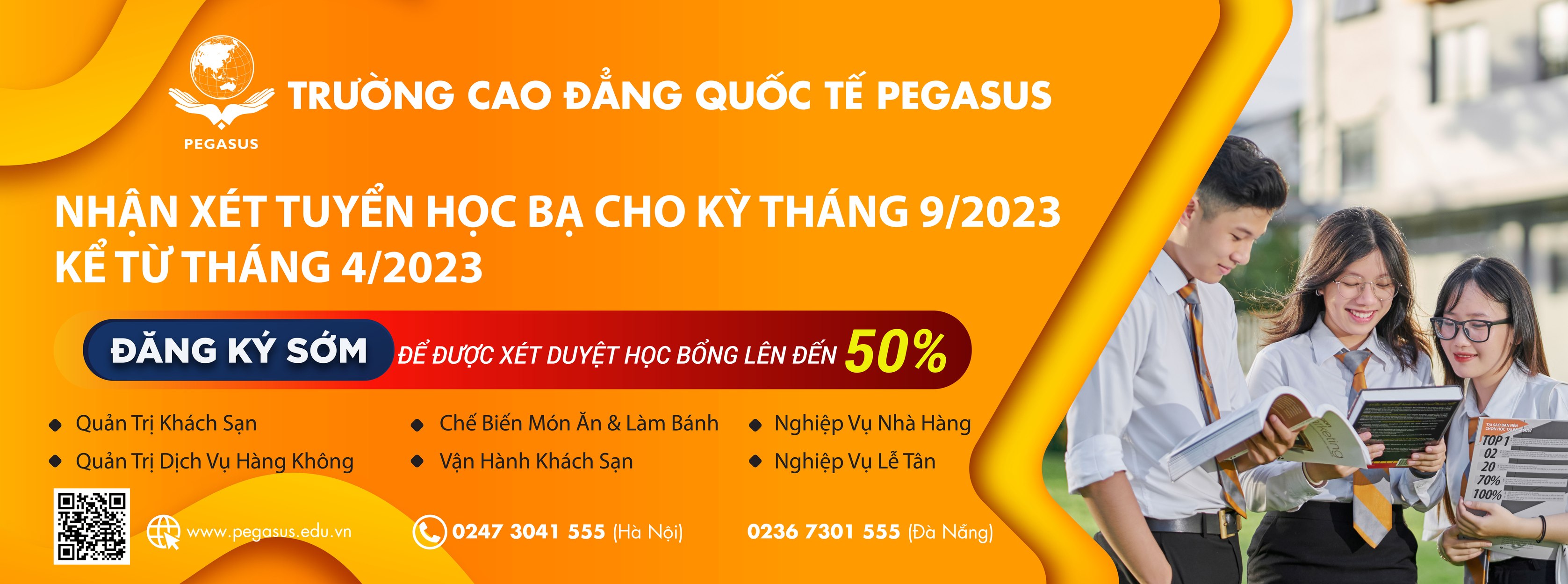 Cover image for Trường Cao đẳng Quốc tế Pegasus
