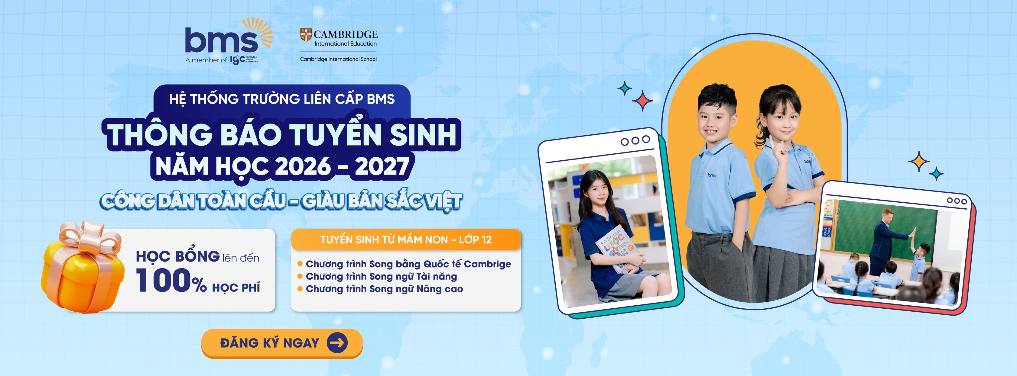 Cover image for Trường Mầm non - Tiểu học Ban Mai