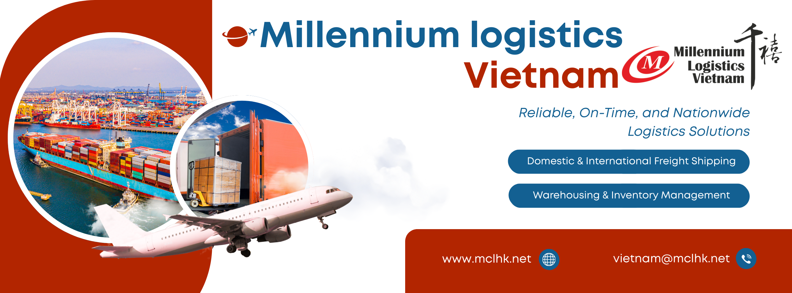 Cover image for Millennium Logistics Vietnam