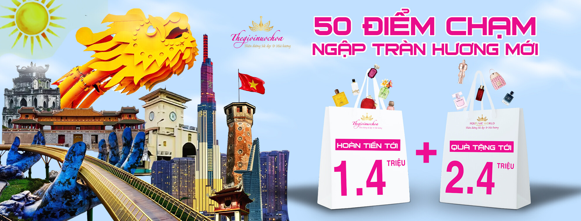 Cover image for THẾ GIỚI NƯỚC HOA VÀ MỸ PHẨM