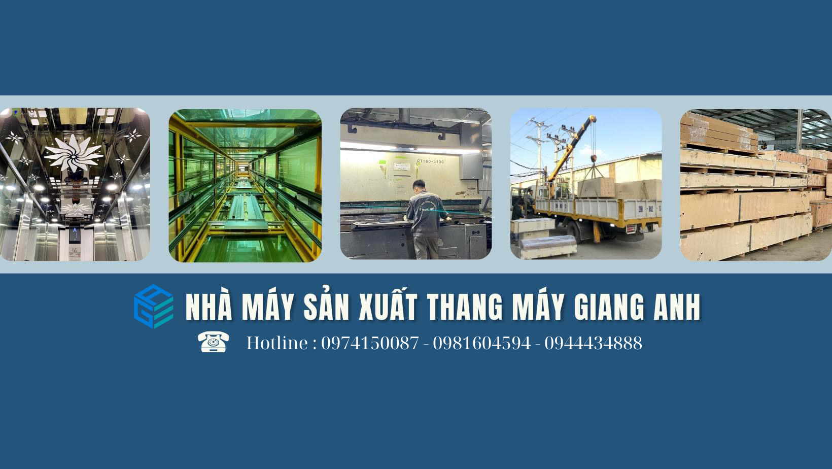 Cover image for Công Ty Sản Xuất Thang Máy Giang Anh