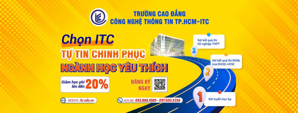 Cover image for Cao Đẳng Công Nghệ Thông Tin - TP.HCM (ITC HCMC)