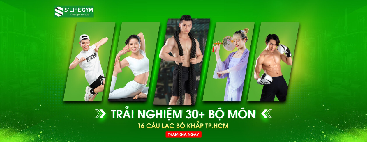 Cover image for Phòng tập xanh SLIFEGYM