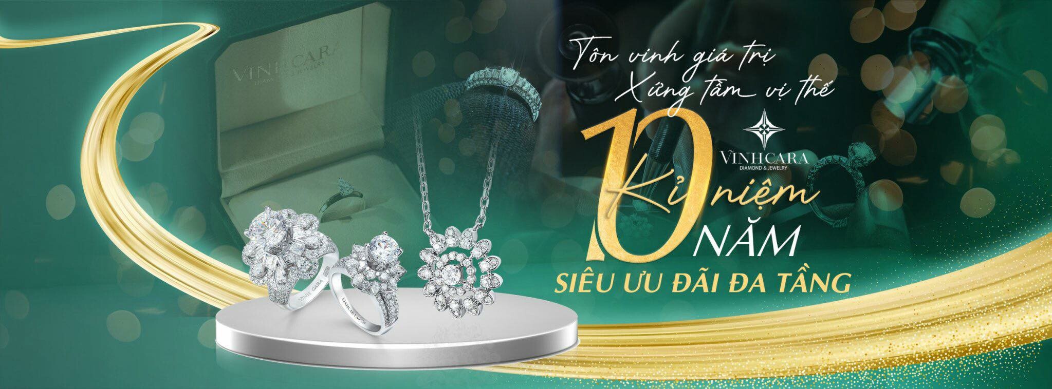 Cover image for VĨNH CARA DIAMOND JEWELRY