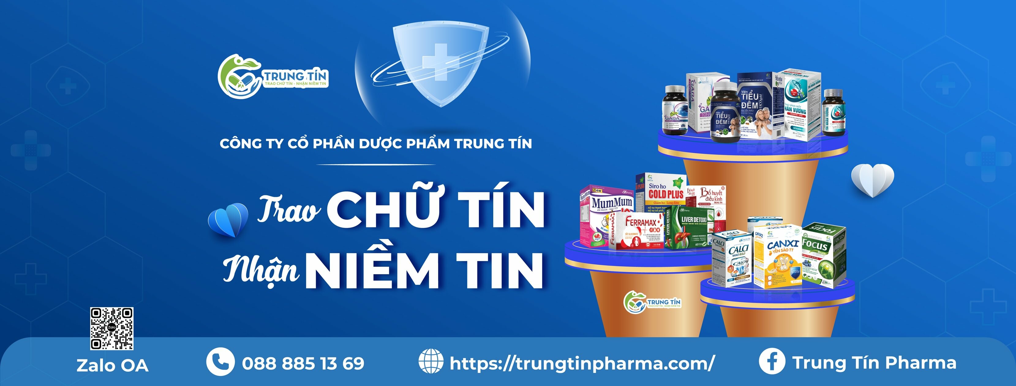 Cover image for Dược phẩm Trung Tín