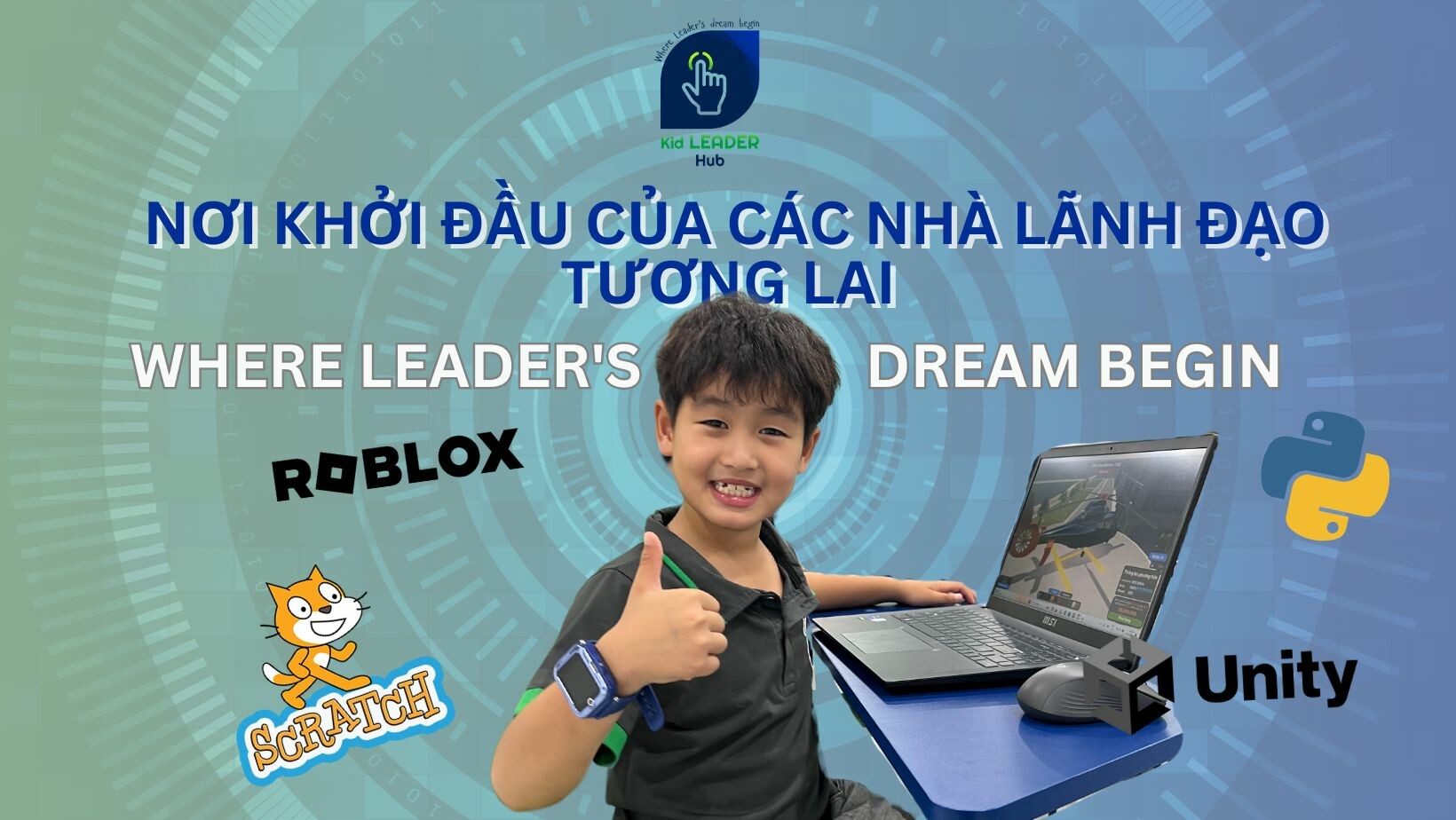 Cover image for Học viện Công Nghệ Kid Leader Hub