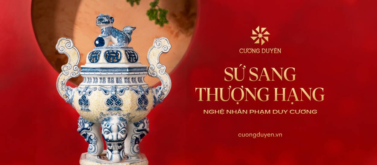 Cover image for GỐM SỨ CƯƠNG DUYÊN