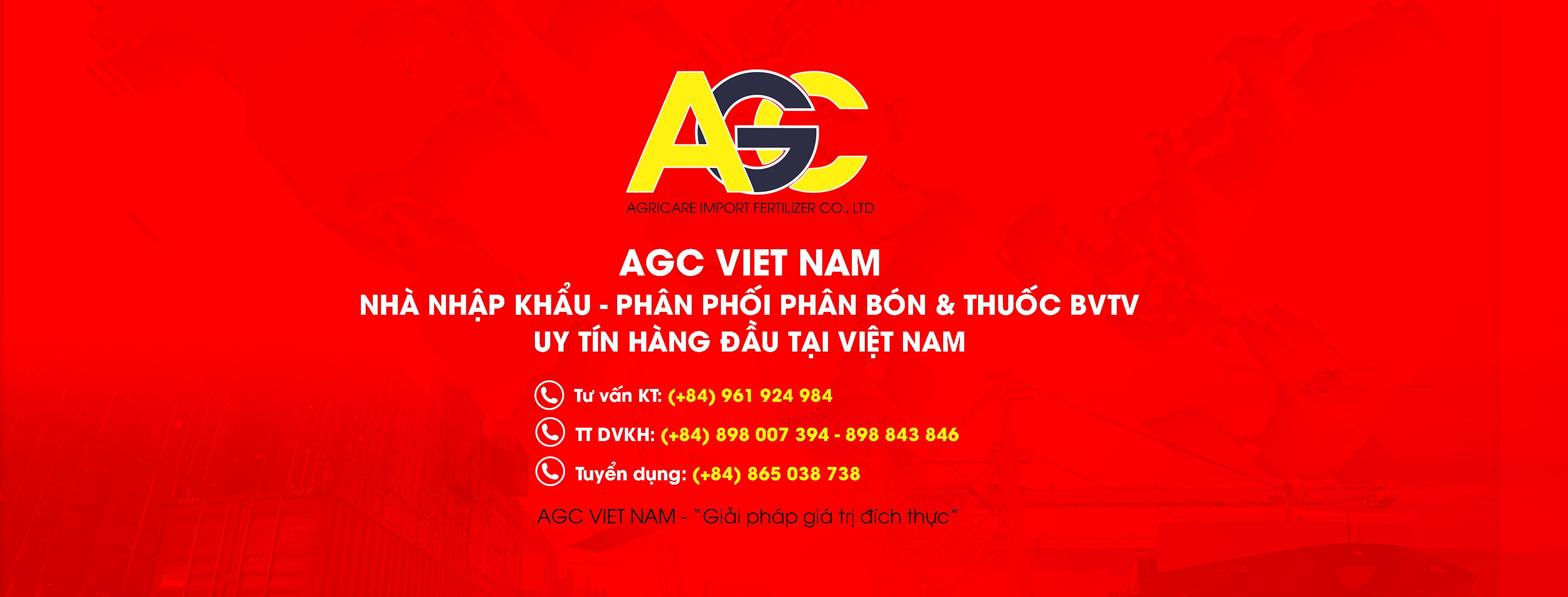 Cover image for Phân bón Nhập khẩu Agricare (AGC Việt Nam)
