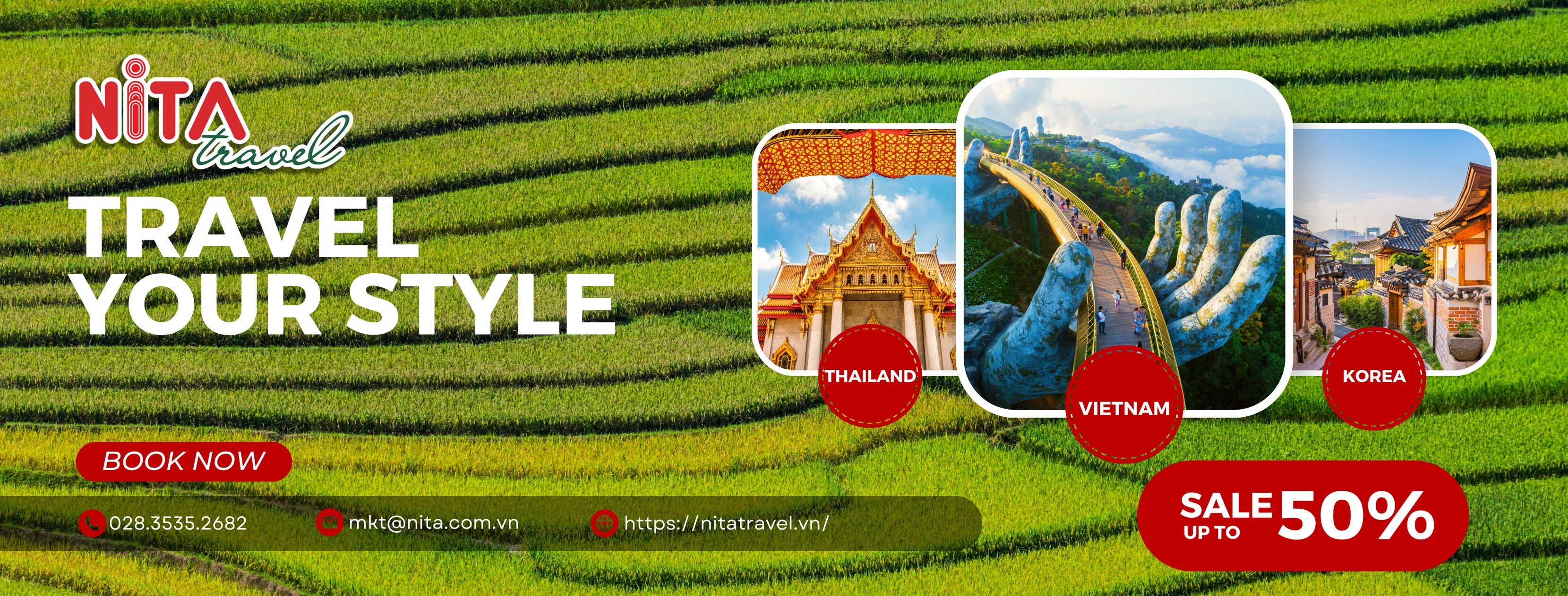 Cover image for Du Lịch & Dịch Vụ Nita