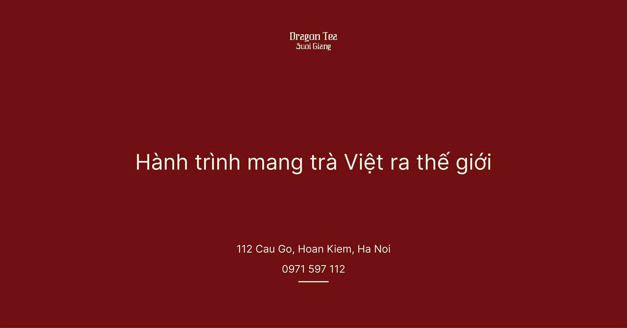 Cover image for Dragon Tea Suối Giàng