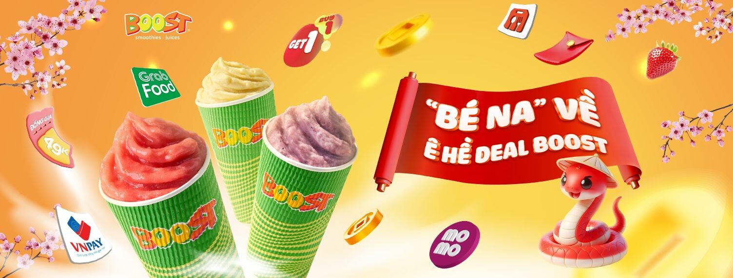 Cover image for Thực Phẩm và NGK Boost Juice Việt Nam