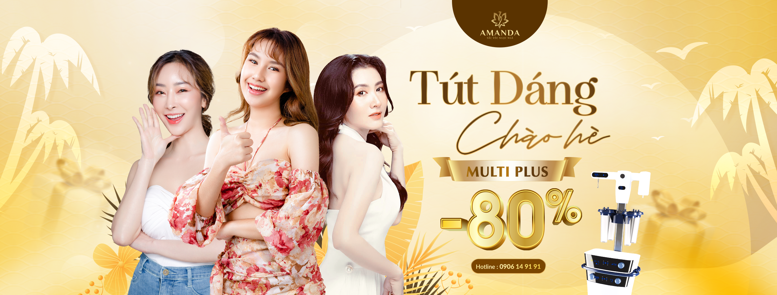 Cover image for Thẩm Mỹ Viện Amanda Beautiful