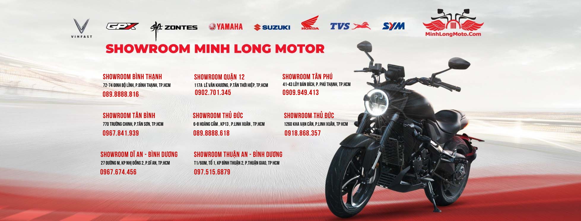 Cover image for THƯƠNG MẠI DỊCH VỤ XE MÁY MINH LONG