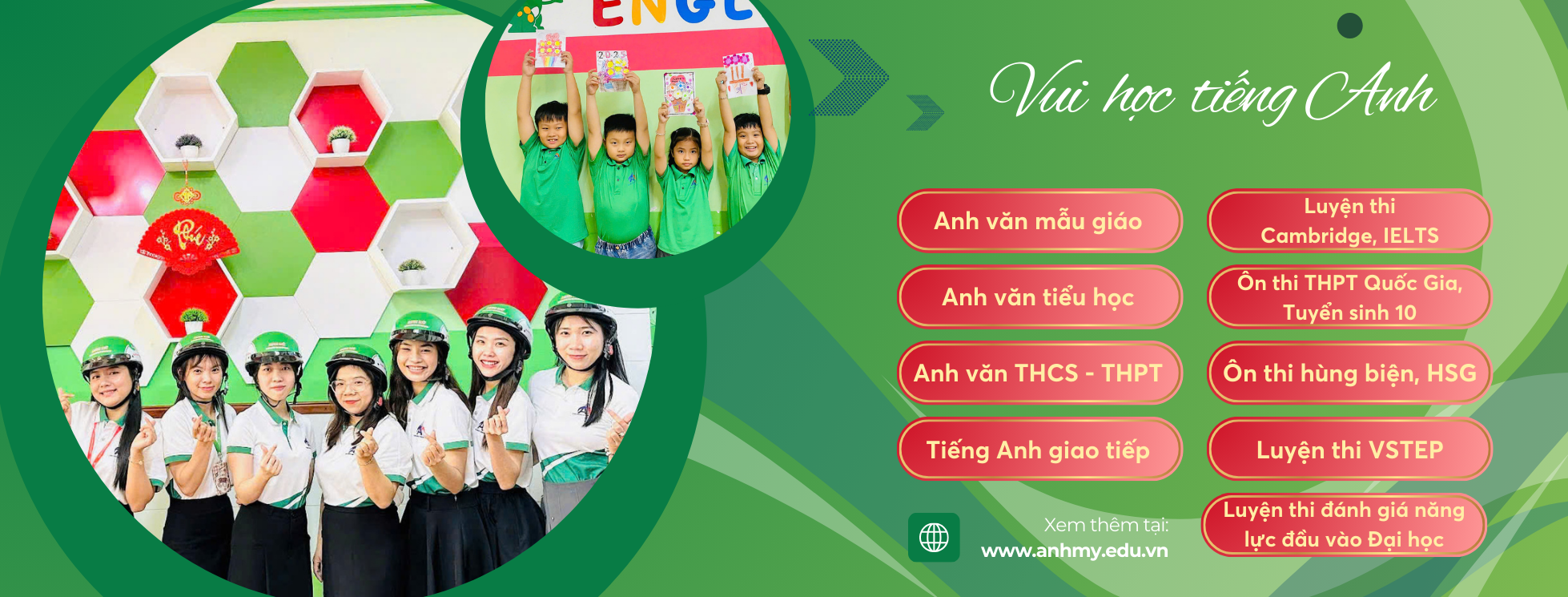 Cover image for Hệ Thống Trung Tâm Ngoại ngữ Anh Mỹ