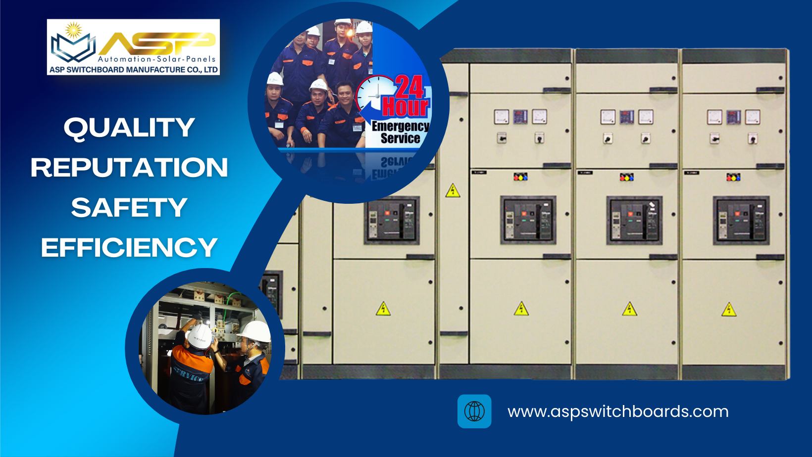 Cover image for Thương Mại Và Sản Xuất Tủ Điện Asp