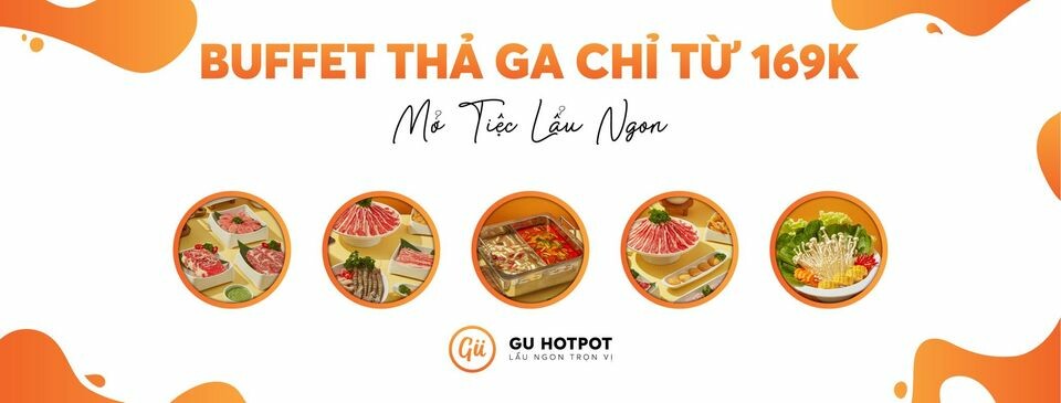 Cover image for Gu Hotpot - Nhà Hàng Buffet Lẩu