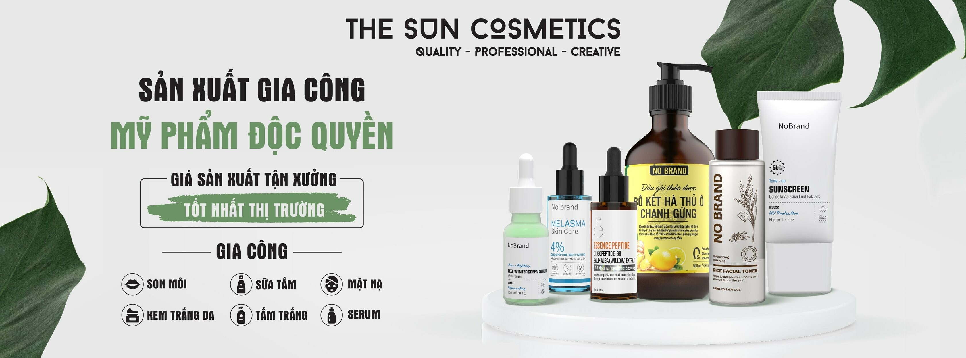 Cover image for THE SUN COSMETICS