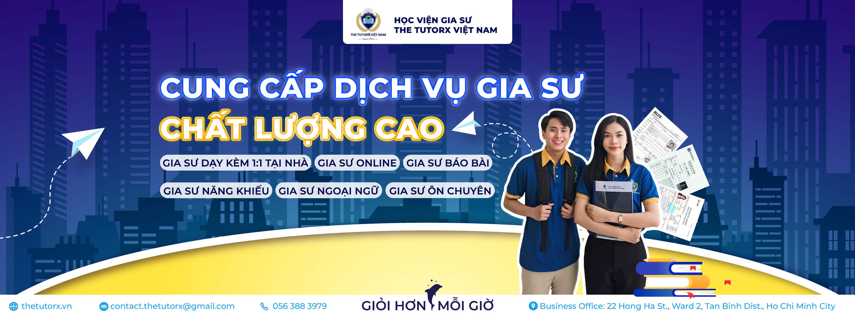Cover image for Học Viện Gia Sư The Tutorx