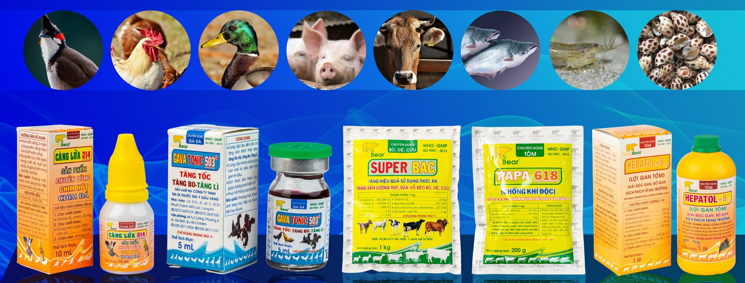 Cover image for THƯƠNG MẠI - SẢN XUẤT THUỐC THÚ Y GẤU VÀNG