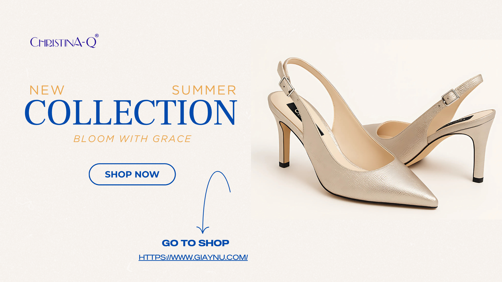 Cover image for Giày Da Christina-Q