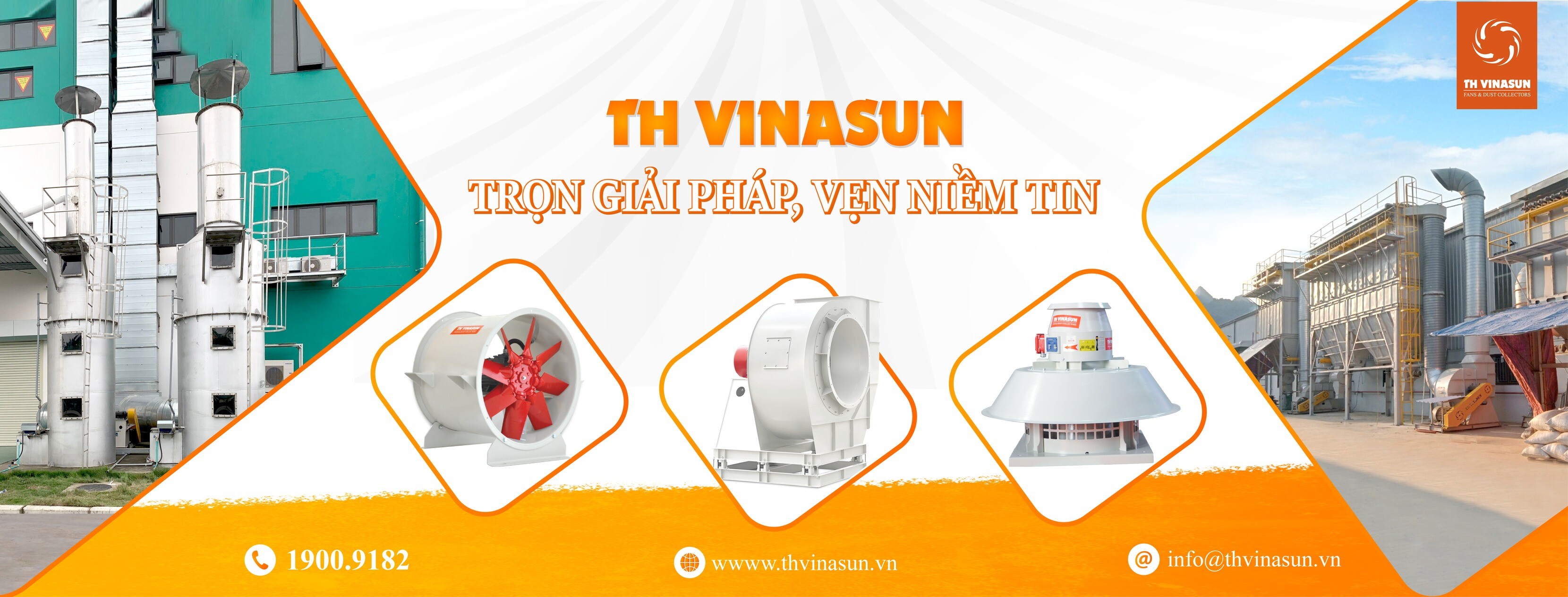 Cover image for Quạt Công nghiệp TH Vinasun
