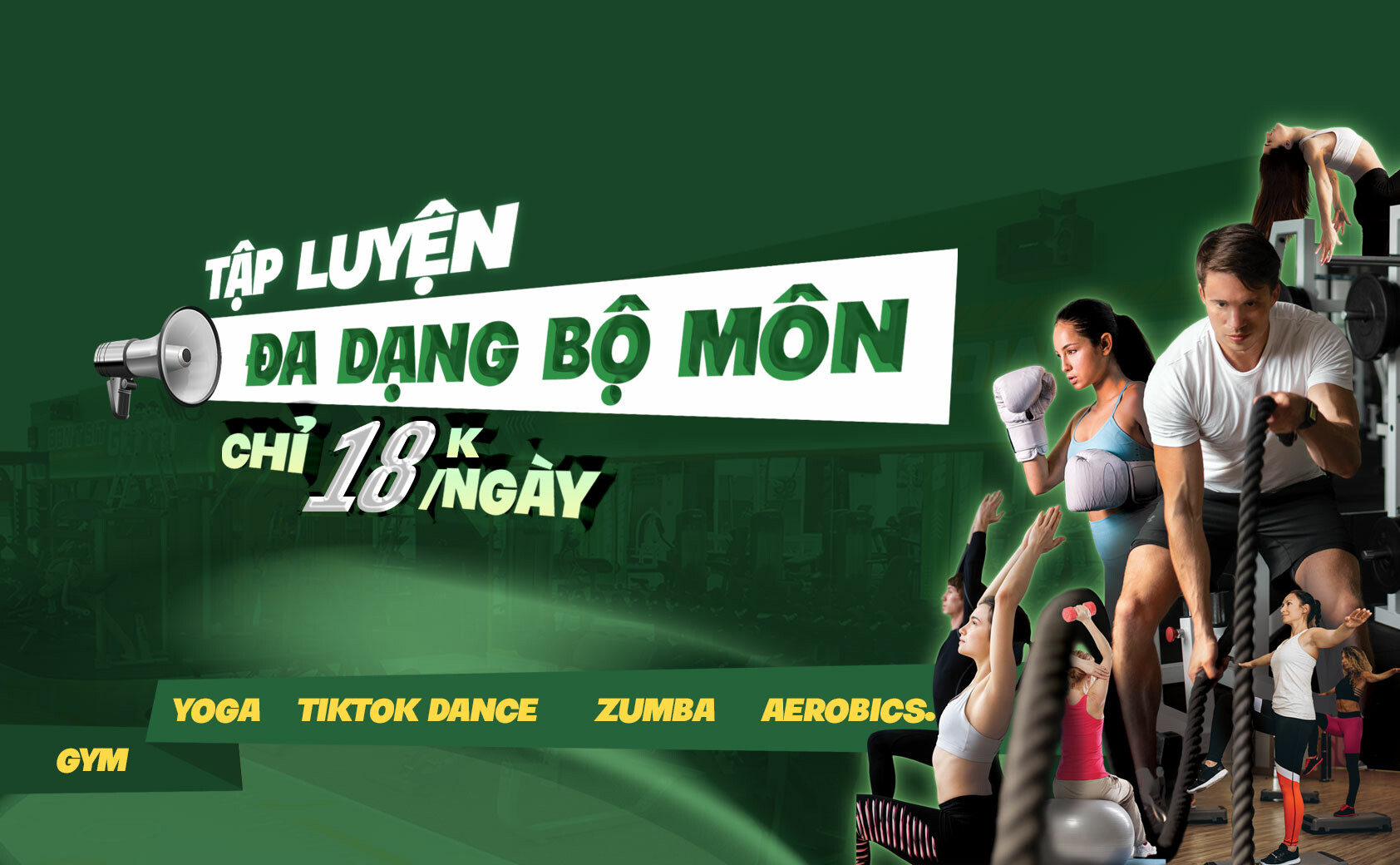 Cover image for Thể Dục & Thể Thao Tân Đại Phúc - Green Garden Fitness Center
