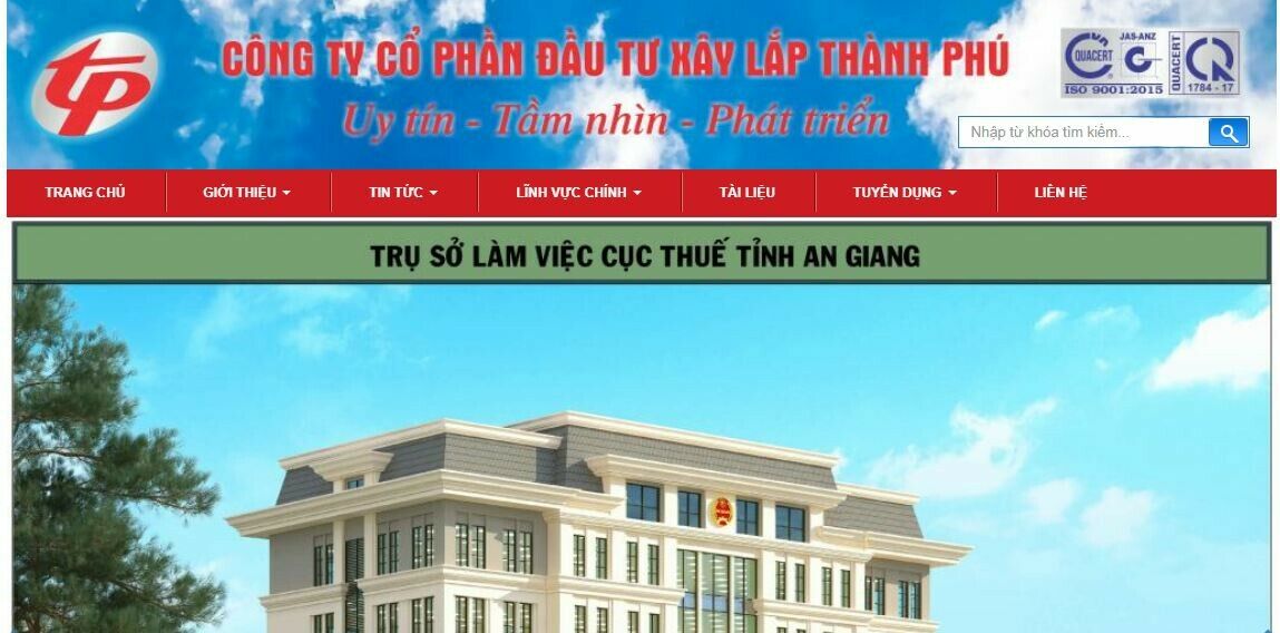 Cover image for ĐẦU TƯ XÂY LẮP THÀNH PHÚ