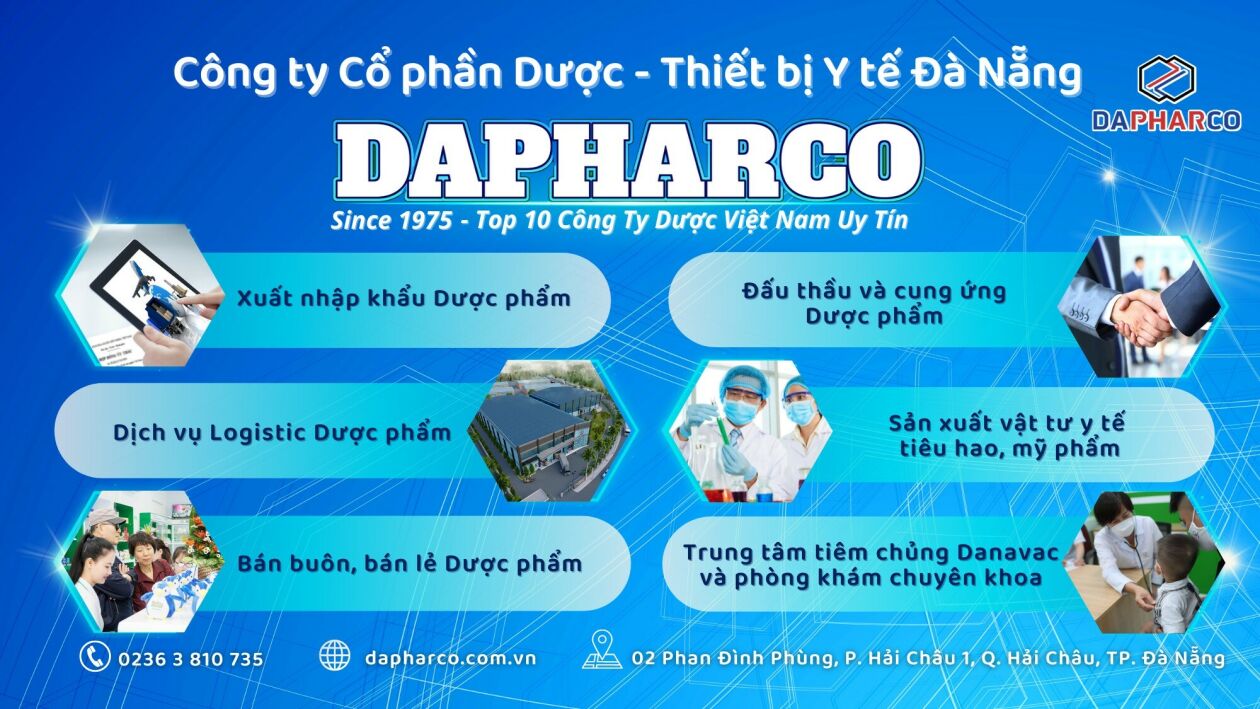 Cover image for Dược - Thiết bị Y tế Đà Nẵng Dapharco