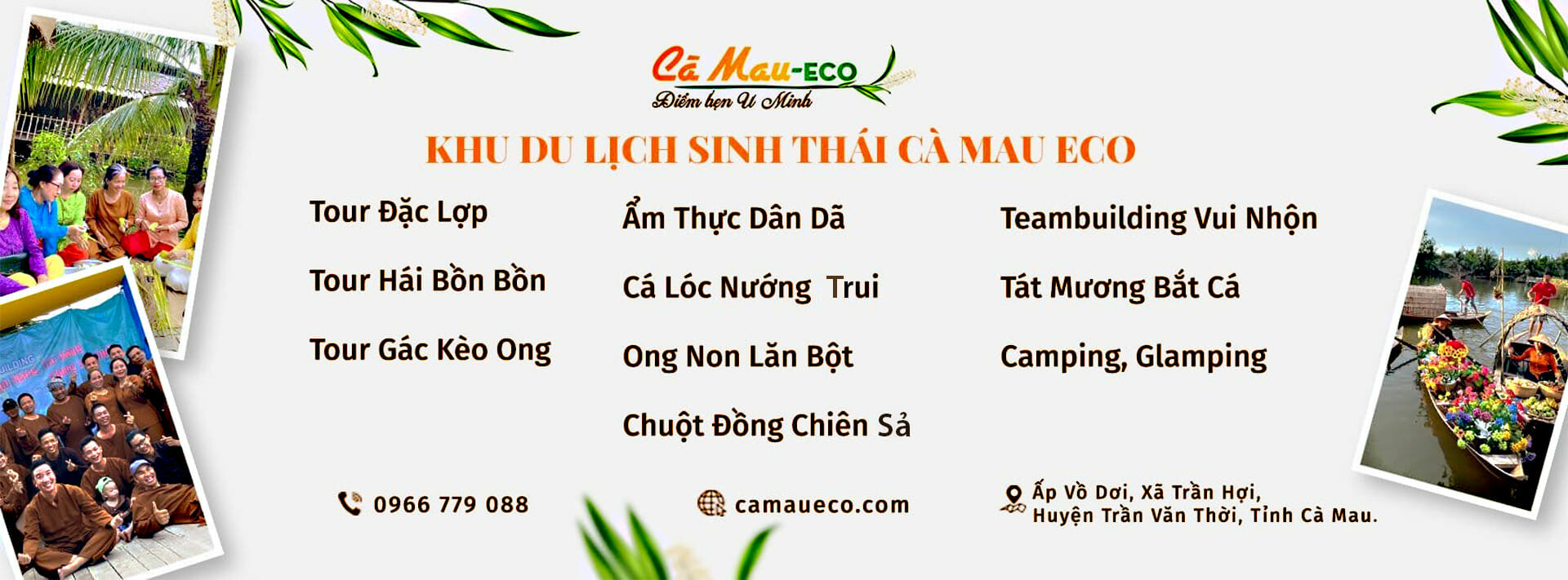 Cover image for DU LỊCH SINH THÁI CÀ MAU