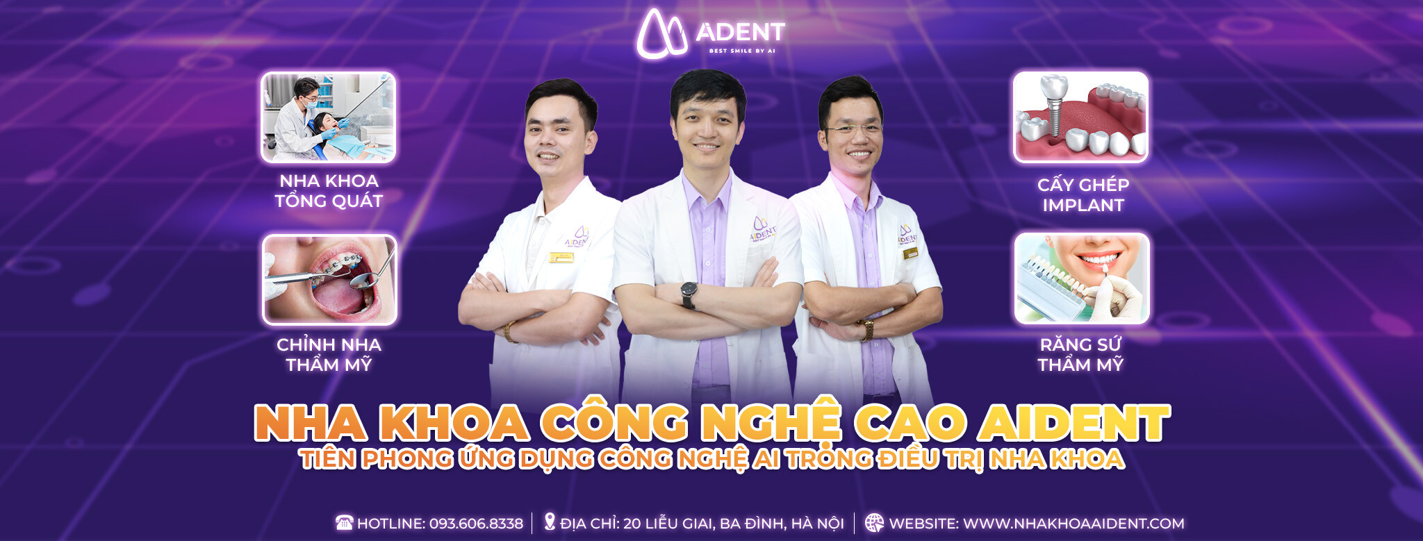 Cover image for NHA KHOA CÔNG NGHỆ CAO AIDENT