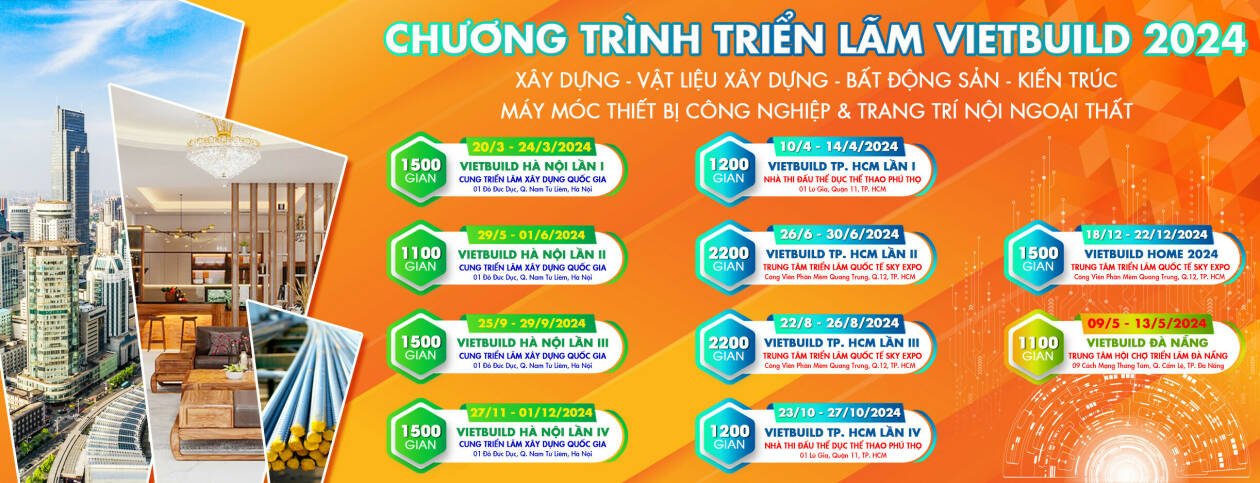 Cover image for Tổ chức Triển lãm Quốc tế Xây dựng VIETBUILD