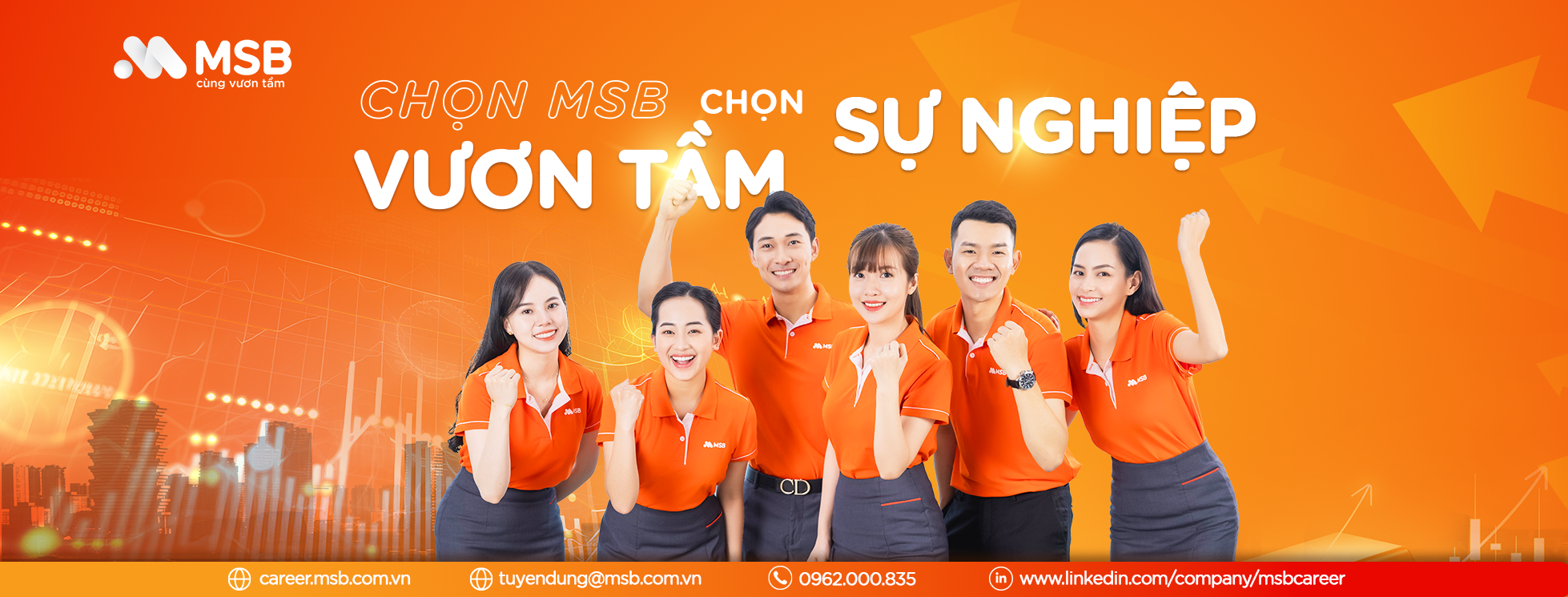 MSB tuyển dụng 08/2024 (506 đang tuyển) : lương + reviews