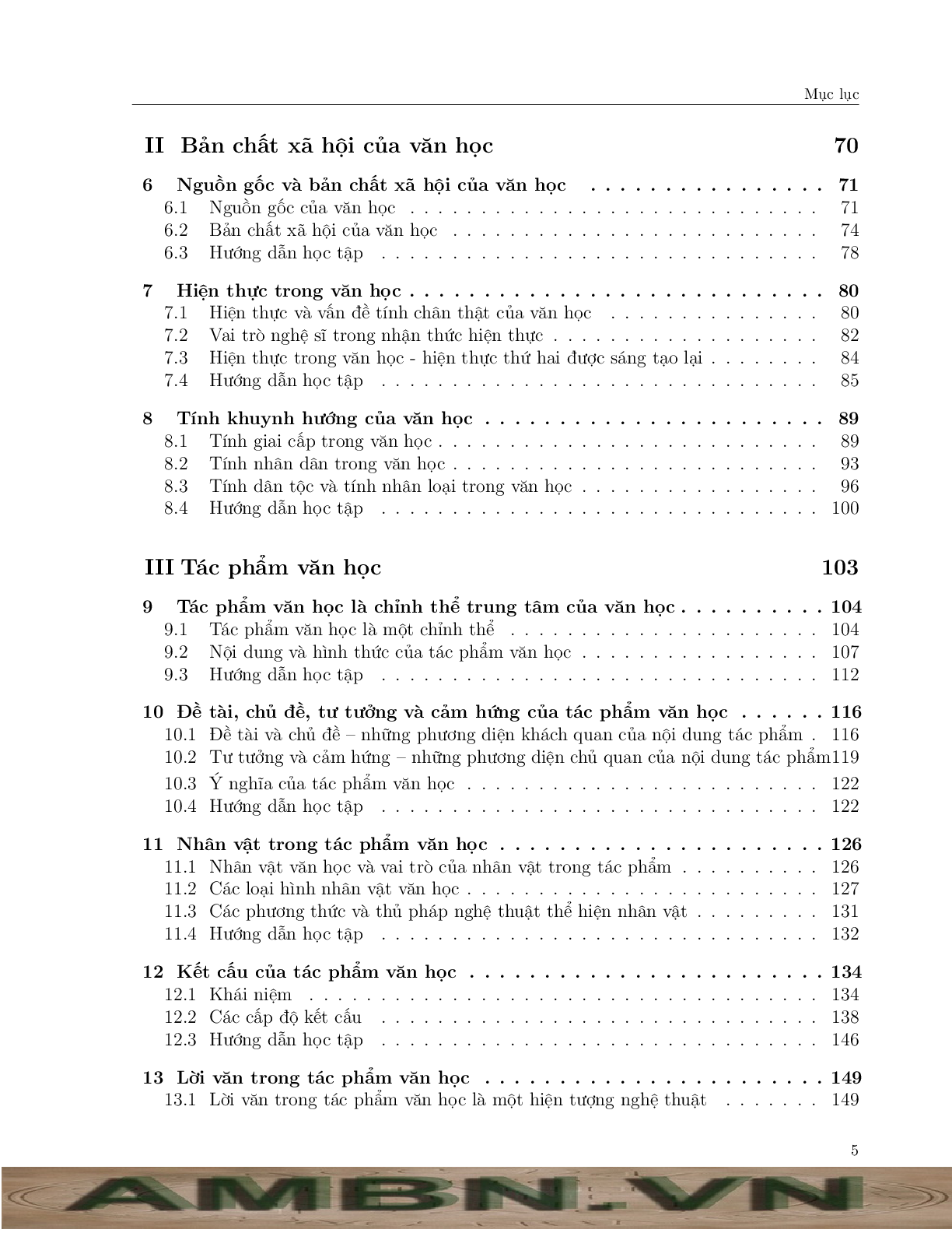 Giáo trình Lý luận Văn học 1 (Lê Lưu Oanh - Phạm Đăng Dư) | Đại học Sư Phạm Hà Nội (trang 5)