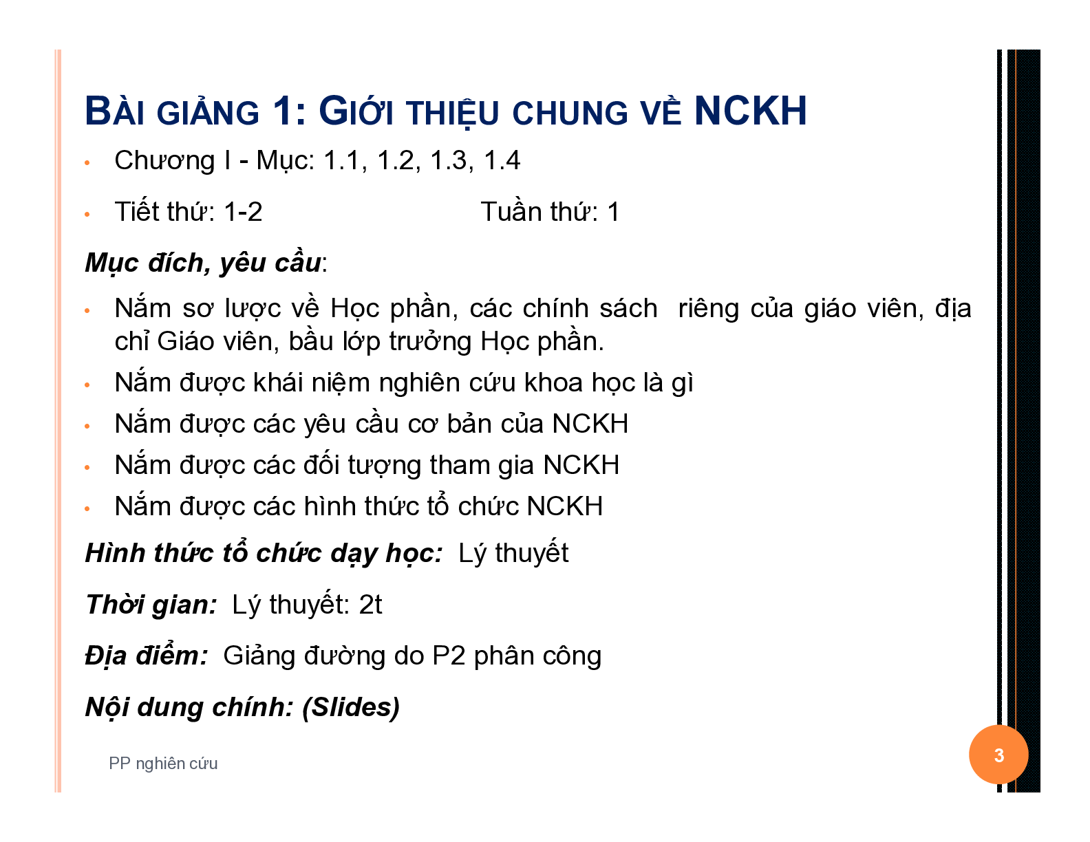 Bài giảng học phần Phương pháp nghiên cứu khoa học | Học viện Kỹ thuật Quân sự (trang 3)