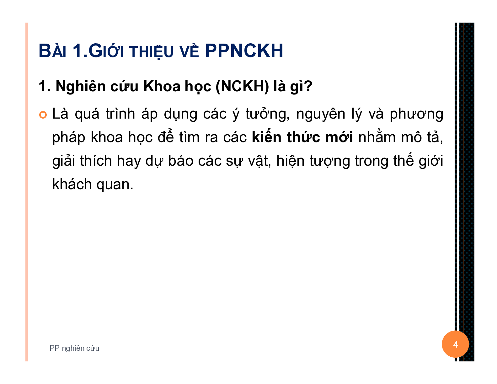 Bài giảng học phần Phương pháp nghiên cứu khoa học | Học viện Kỹ thuật Quân sự (trang 4)