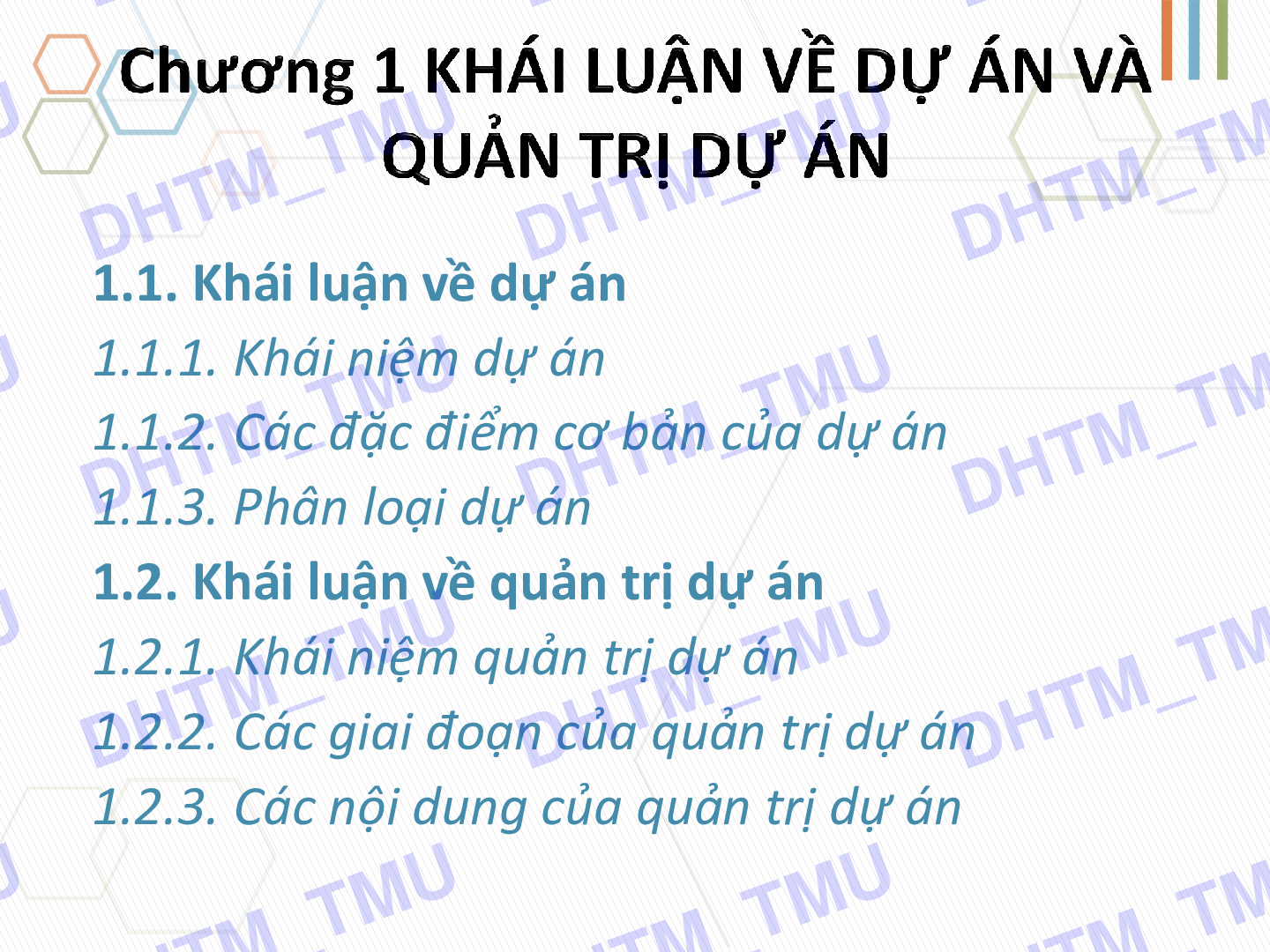 Bài giảng PPT (Power Point) học phần Quản trị dự án | SLIDE | Đại học Thương mại (trang 5)