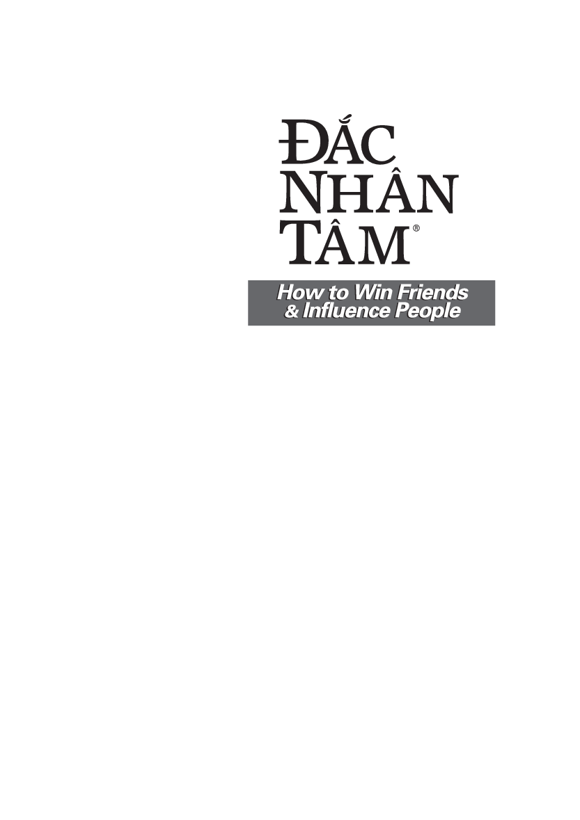 [ SÁCH ] Đắc nhân tâm | Dale Carnegie (trang 3)