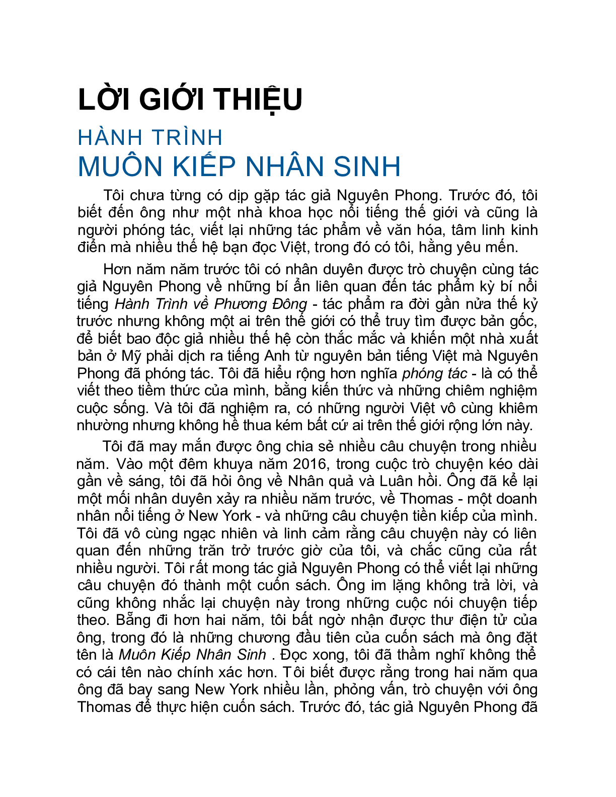 [ SÁCH ] Muôn kiếp nhân sinh - Nguyên Phong (trang 2)