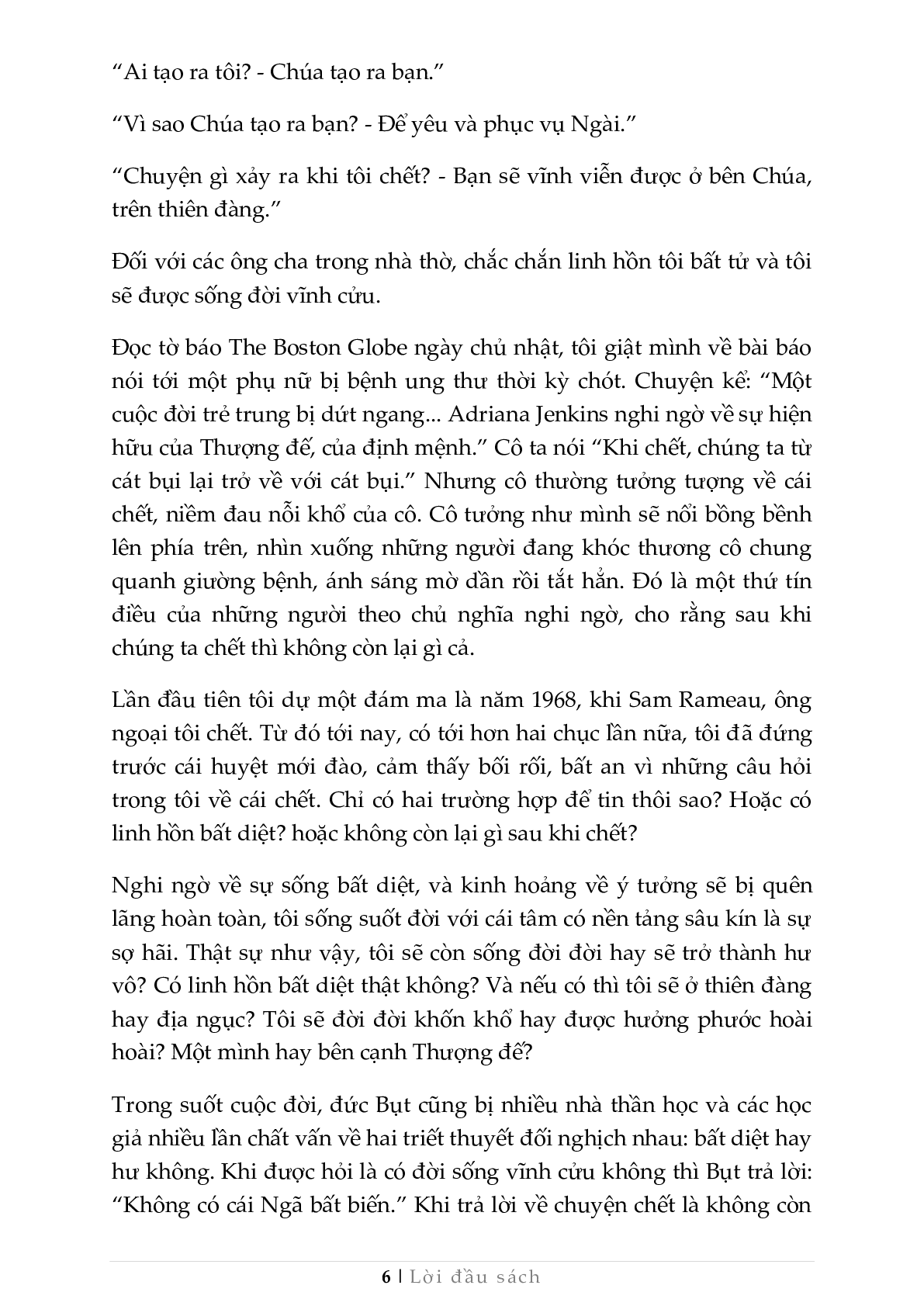 [ SÁCH ] Không diệt, không sinh, đừng sợ hãi | PDF - Thiền sư Thích Nhất Hạnh (trang 6)