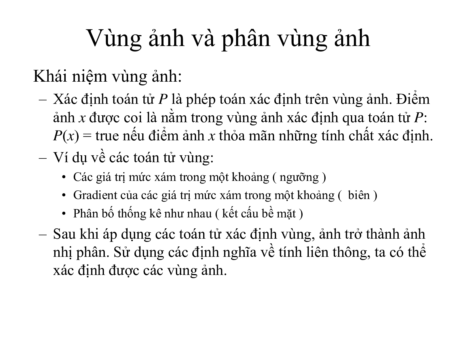 Bài giảng học phần Xử lý ảnh | Đại học Bách Khoa Hà Nội (trang 4)