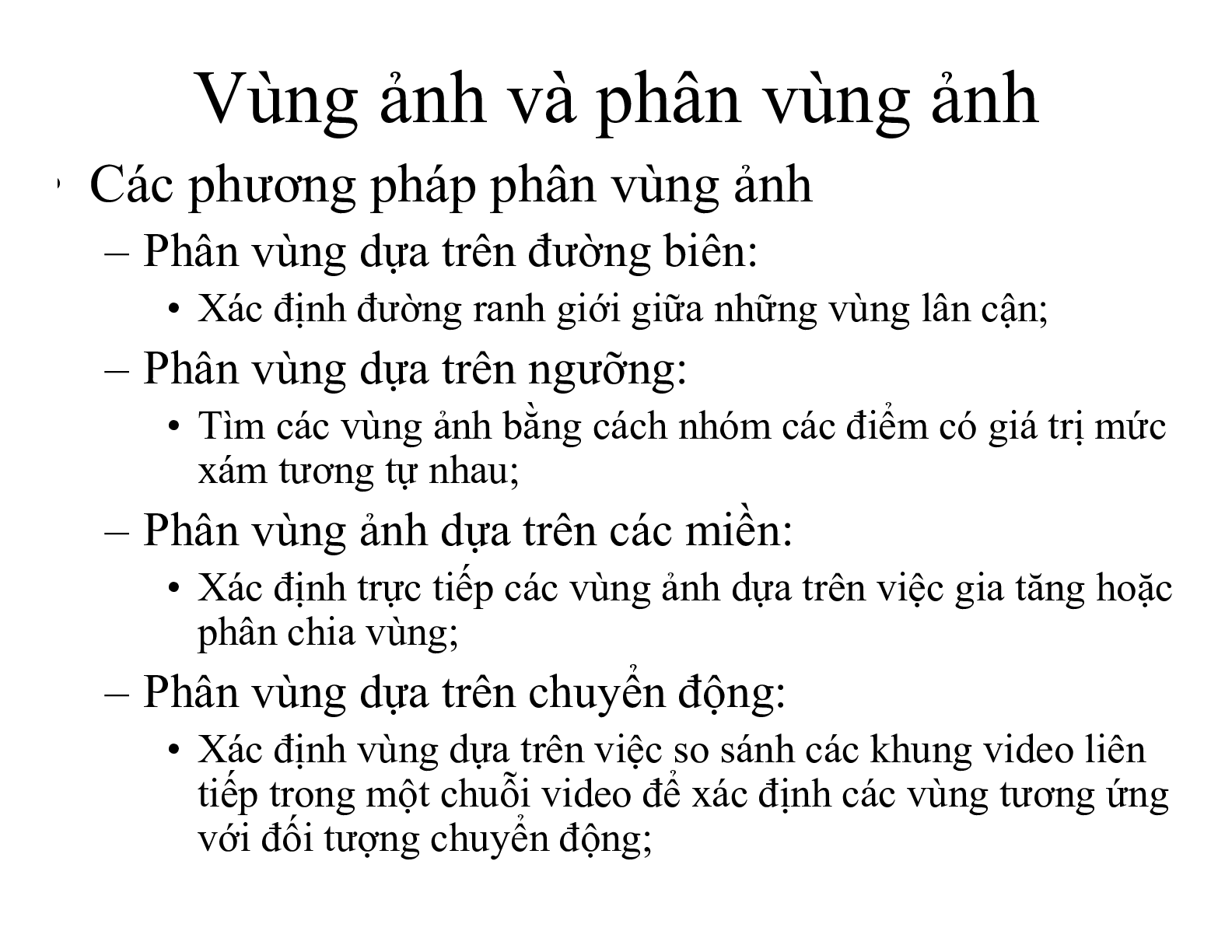 Bài giảng học phần Xử lý ảnh | Đại học Bách Khoa Hà Nội (trang 5)