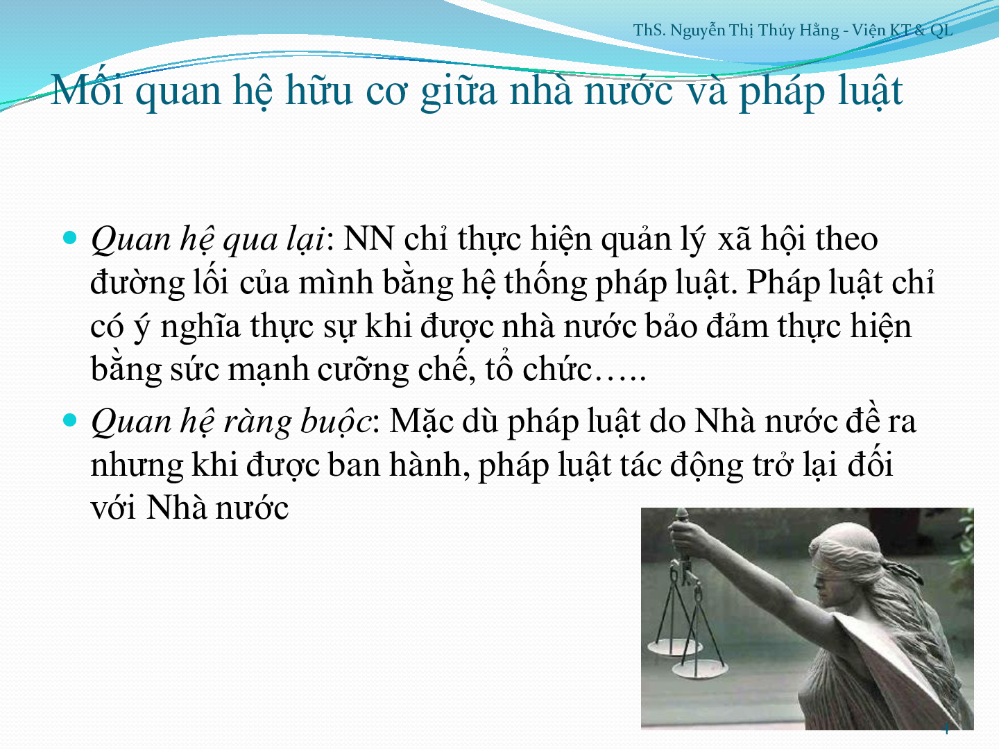 Bài giảng PPT (Power Point) học phần Pháp luật đại cương | SLIDE | HUST (trang 4)