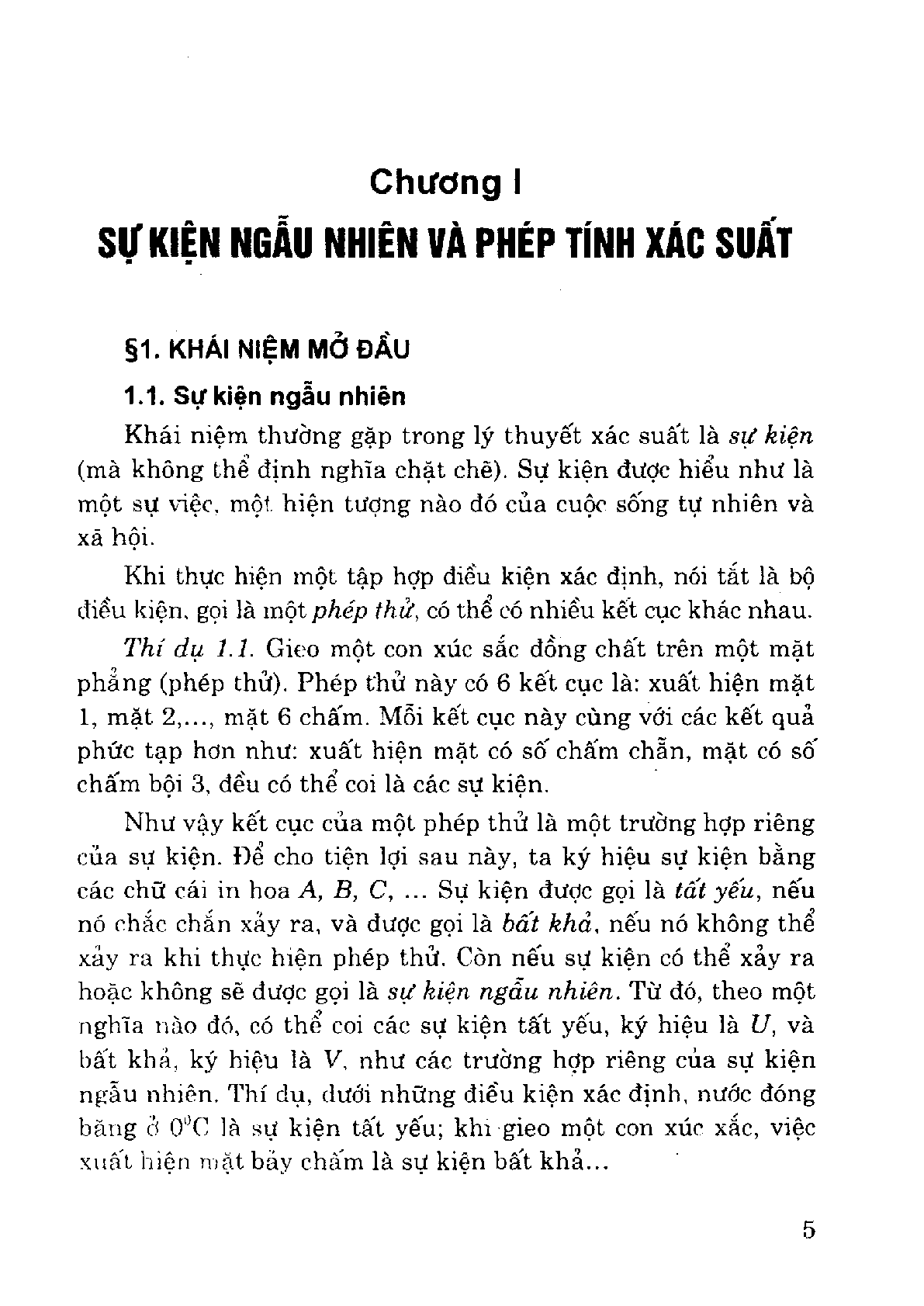 Giáo trình Xác suất thống kê | Đại học Sư Phạm Hà Nội (trang 4)