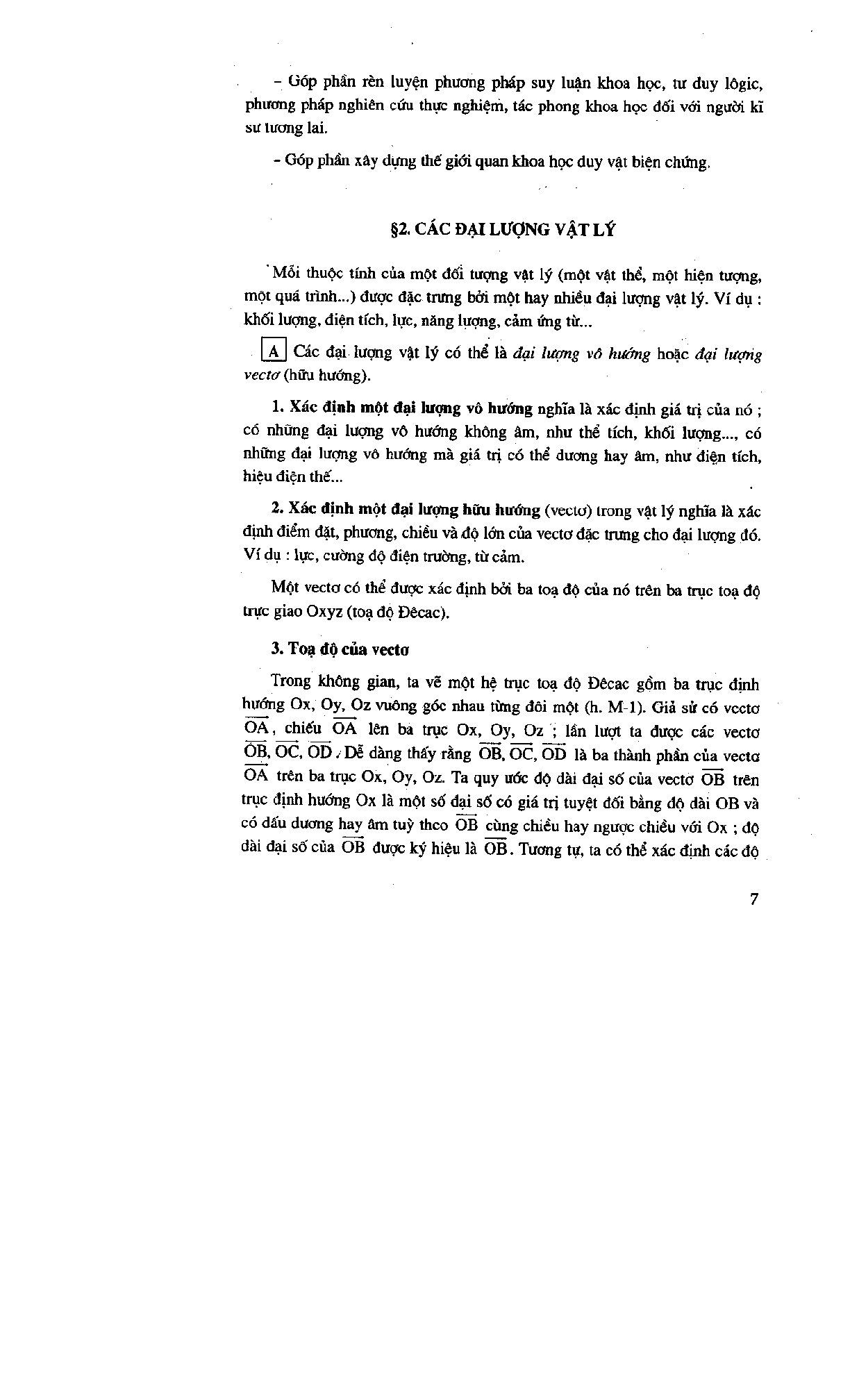 Giáo trình Vật lý đại cương 1 | Đại học Bách khoa Hà Nội (trang 7)