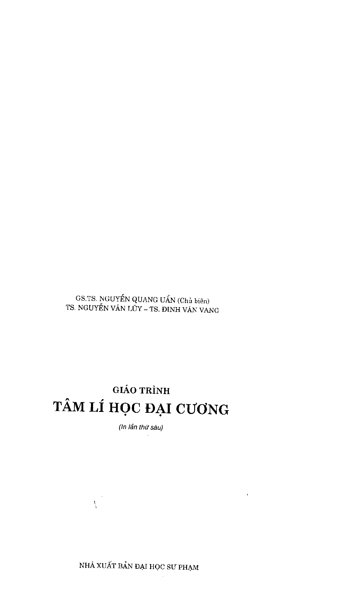 Giáo trình Tâm lý học đại cương | Đại học Bách Khoa Hà Nội (trang 2)