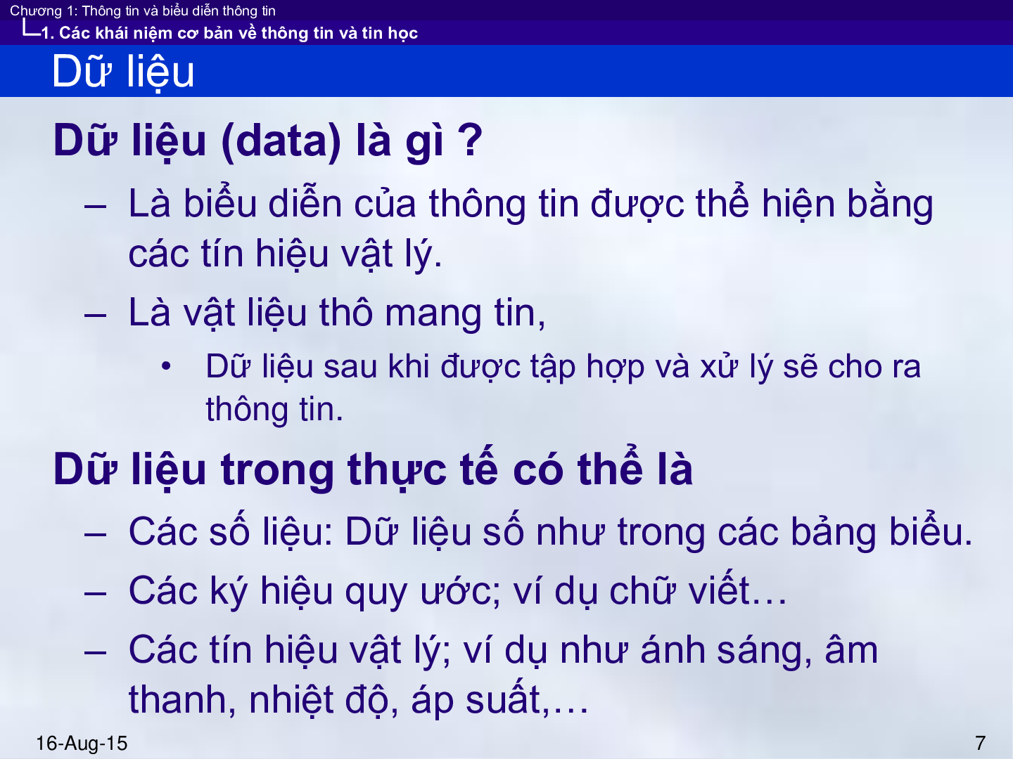 Bài giảng PPT (Power Point) học phần Tin học đại cương | SLIDE | Đại học Sư Phạm Hà Nội (trang 7)