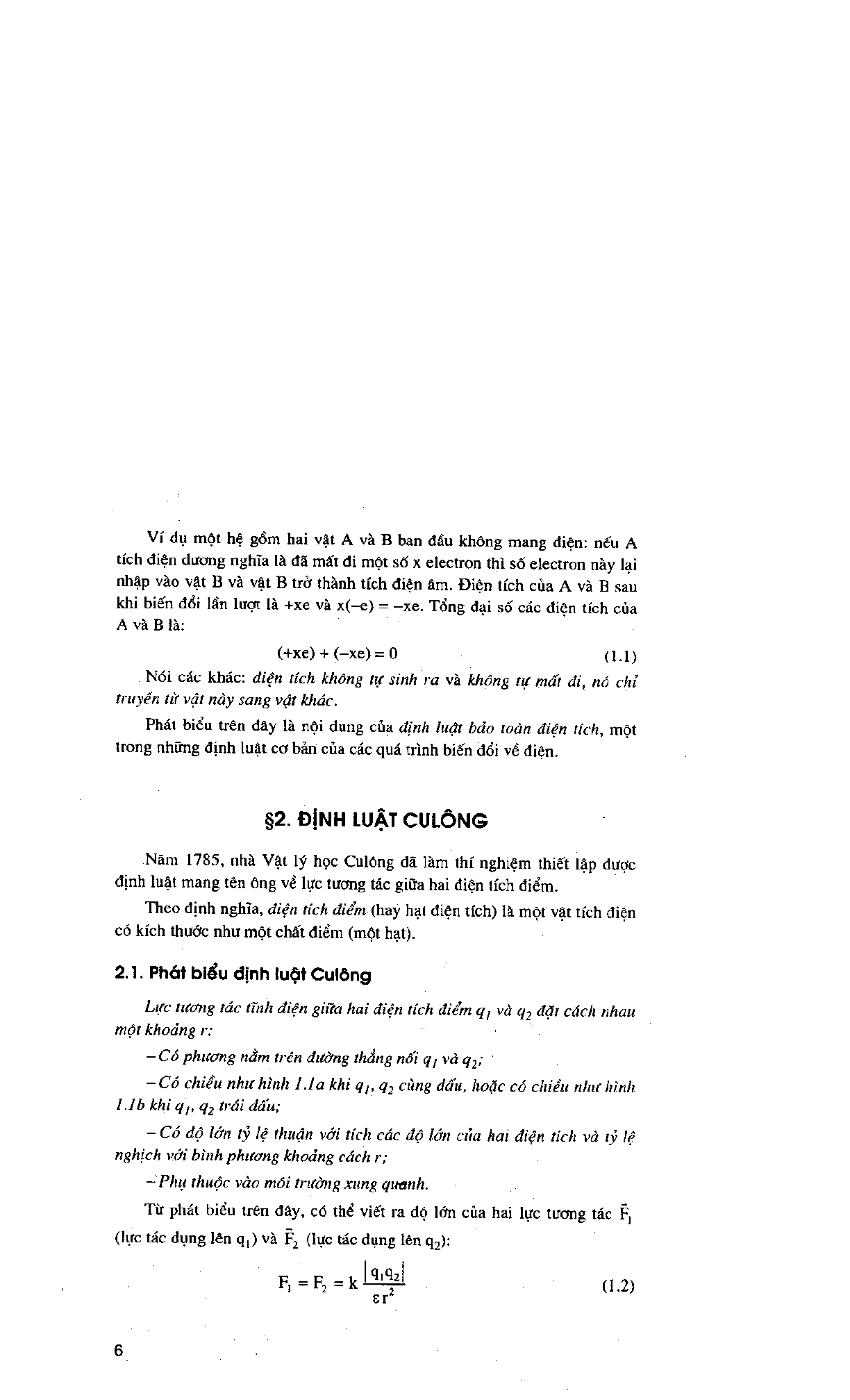 Giáo trình Vật lý đại cương 2 | Đại học Bách khoa Hà Nội (trang 6)