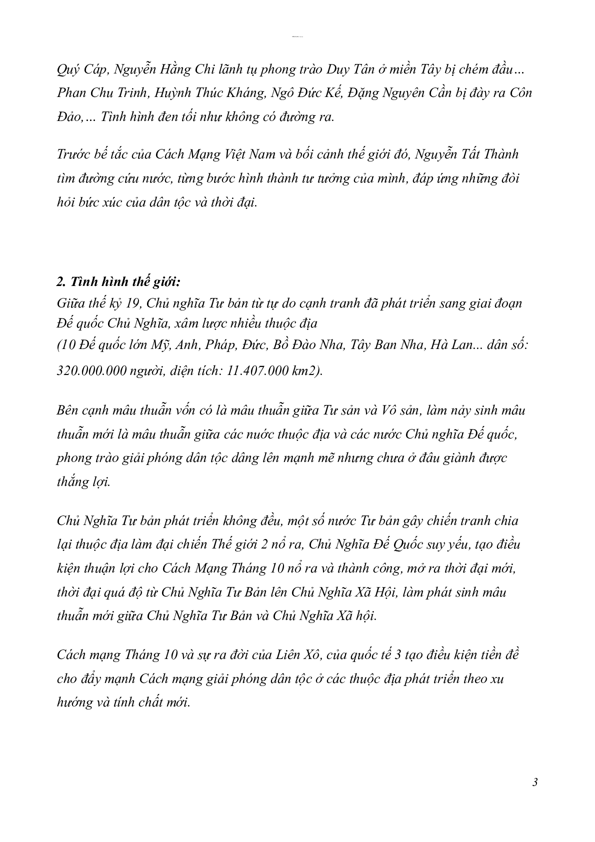 56 câu hỏi tự luận ôn tập học phần Tư tưởng Hồ Chí Minh | Đại Học Đà Nẵng (2025) (trang 3)